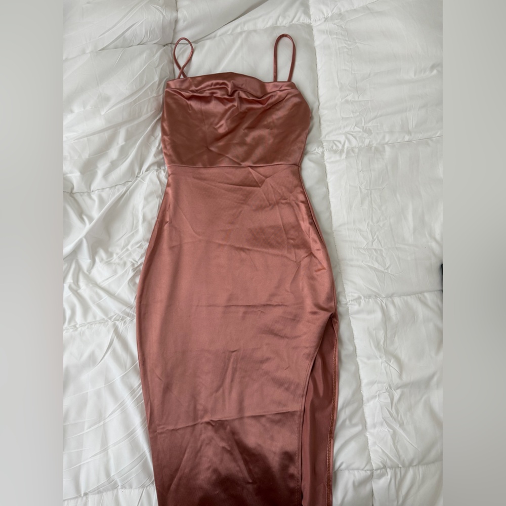 Windsor Blush Satin Dress